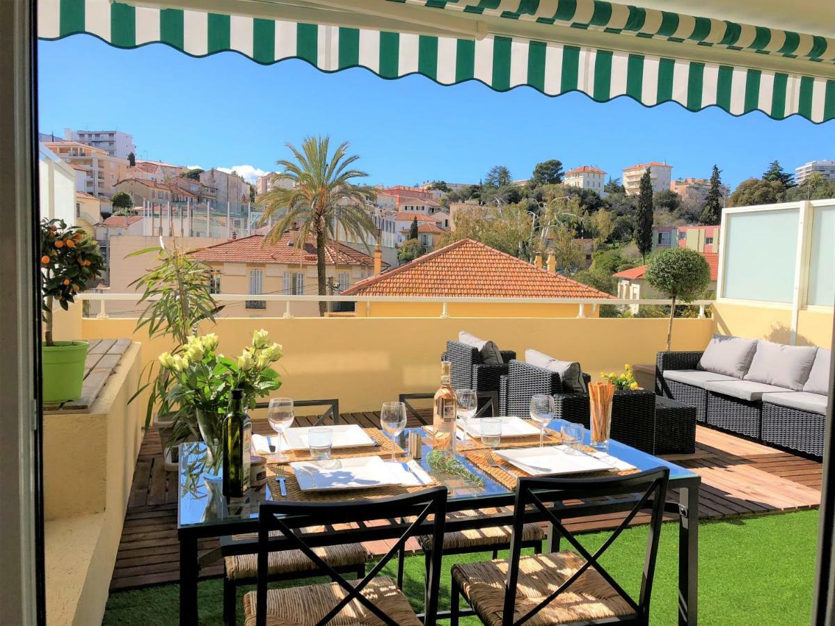 Appartement Cosy Calme Central-Terrasse Proche Palais Cannes Bagian luar foto