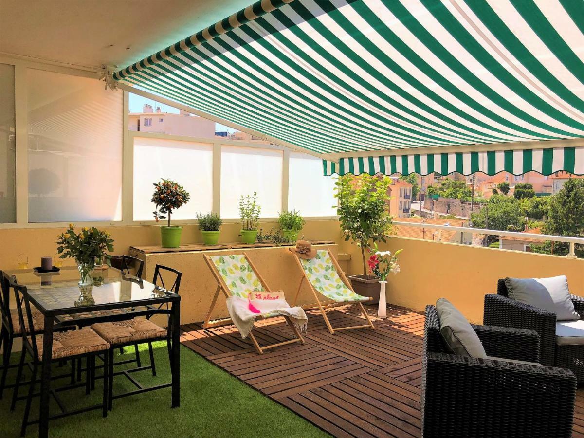 Appartement Cosy Calme Central-Terrasse Proche Palais Cannes Bagian luar foto